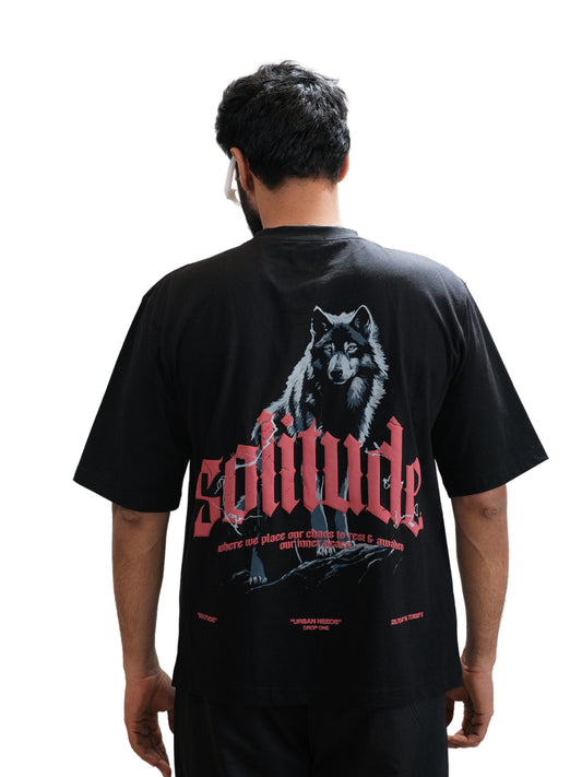 Everyday Oversized Tee - Solitude (Black)