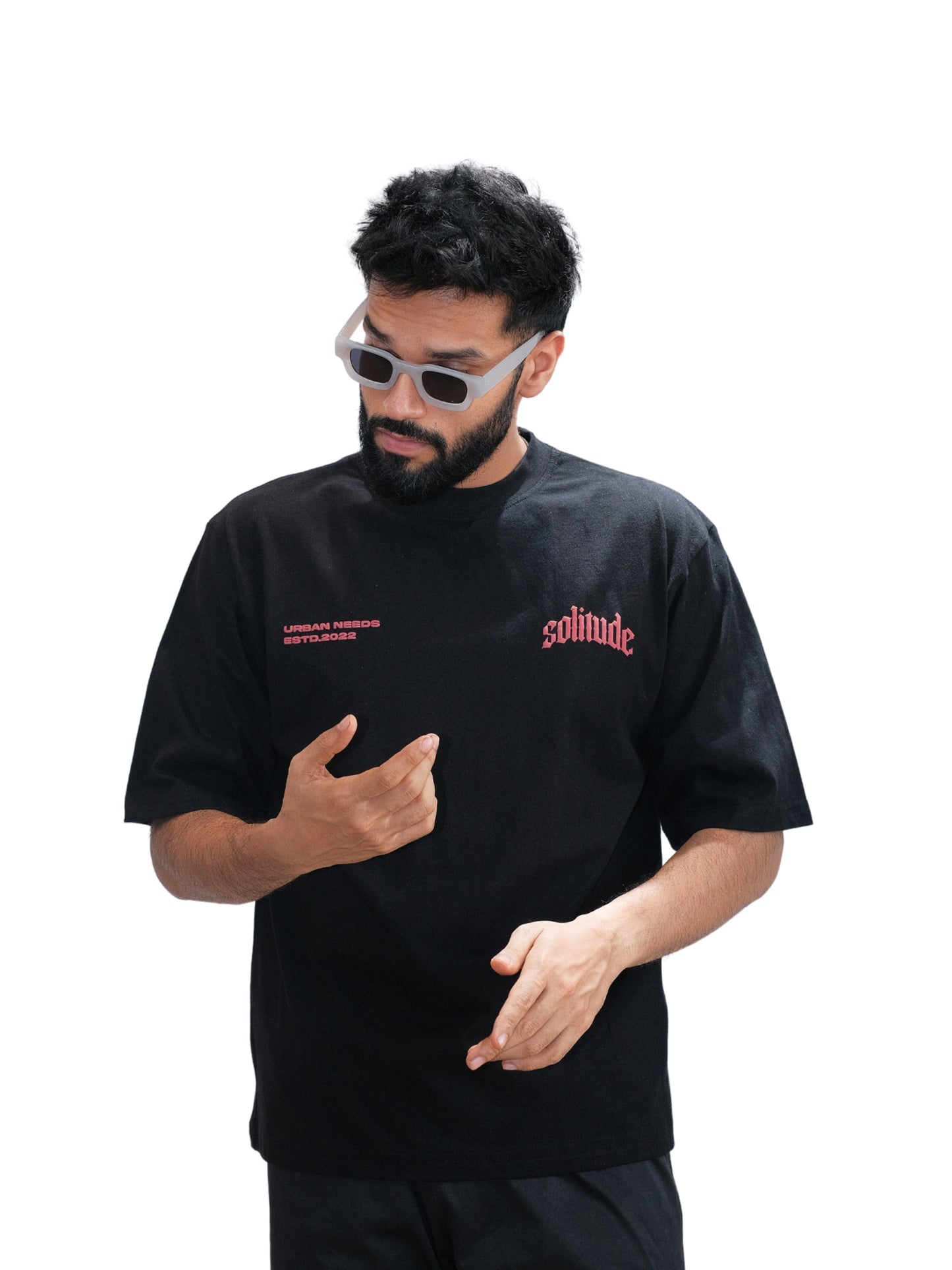 Everyday Oversized Tee - Solitude (Black)