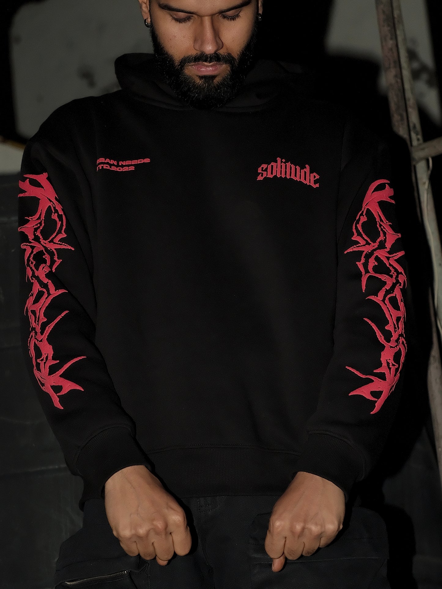 Oversized Hoodie - Solitude (Black)