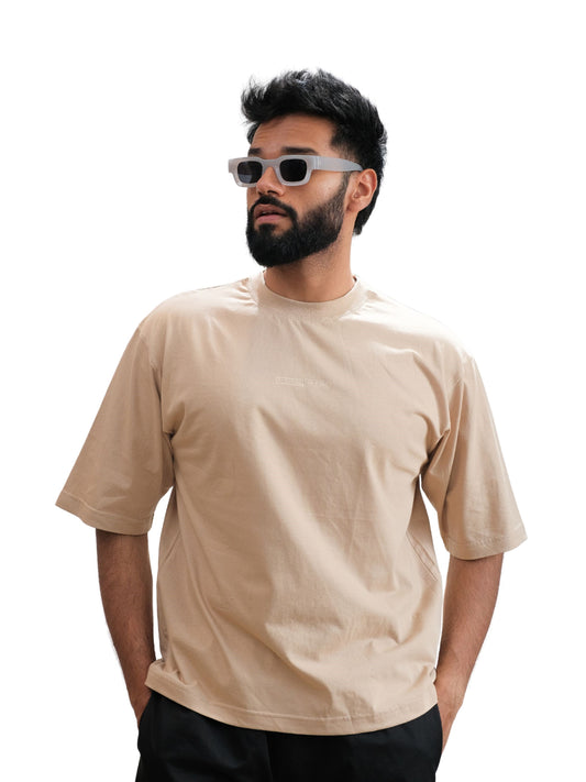 Everyday Oversized Tee - Beige