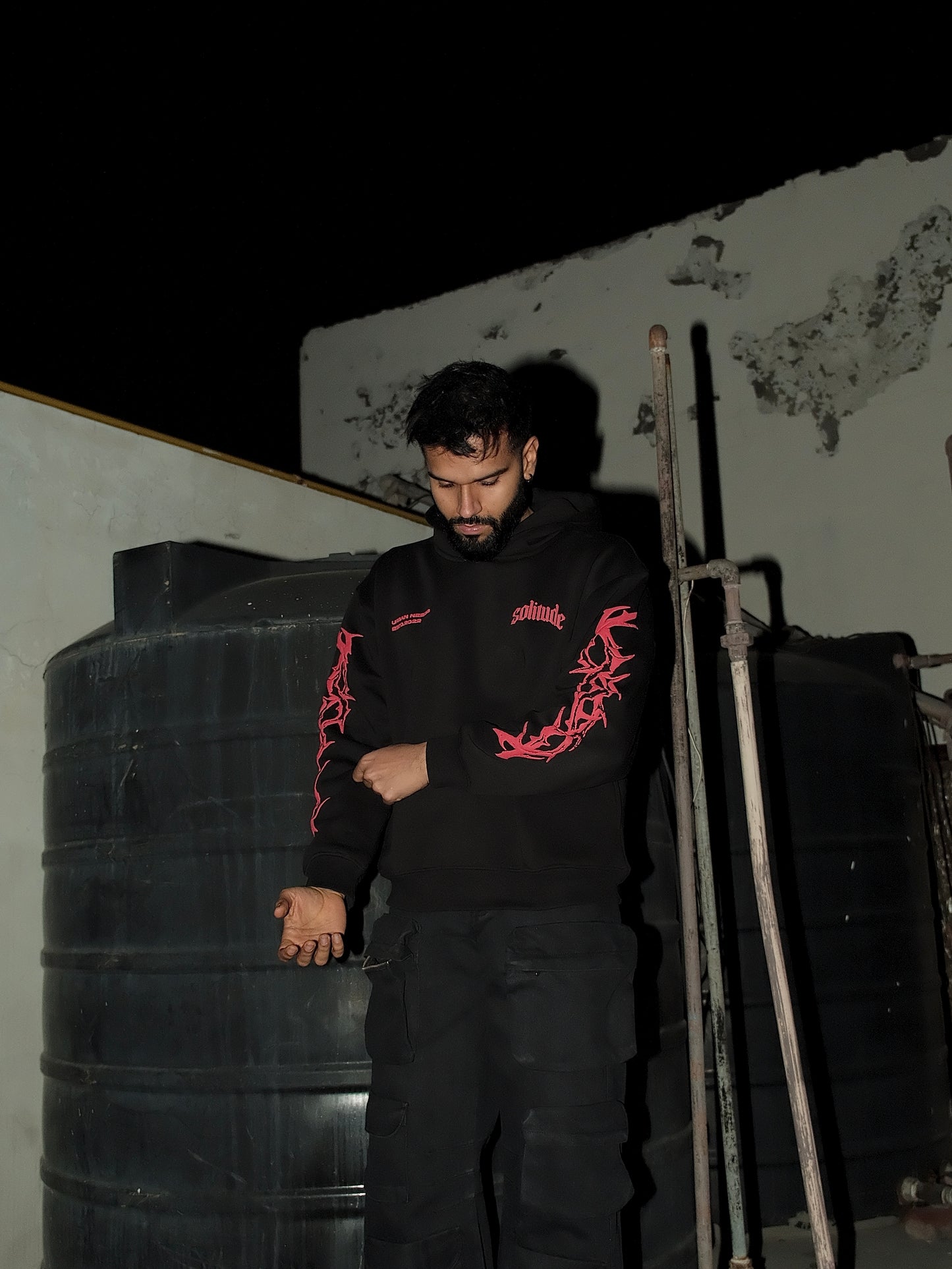 Oversized Hoodie - Solitude (Black)