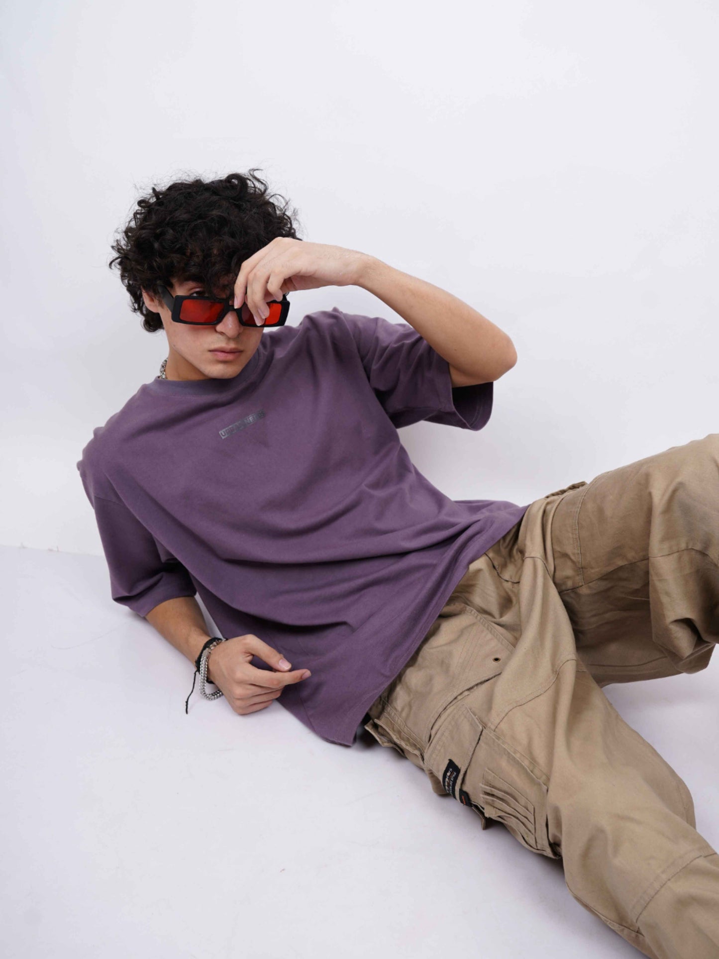 Everyday Oversized Tee - Plum