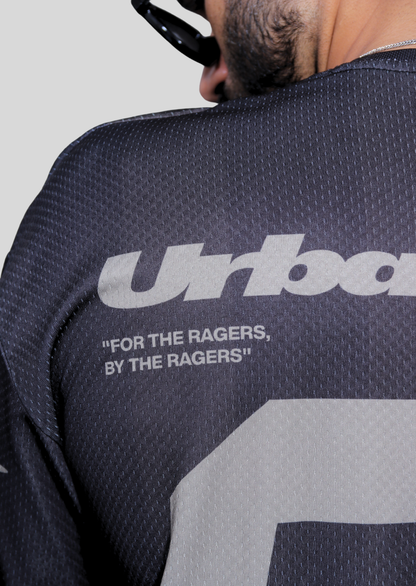 Long Sleeve Oversized Jersey - Brown