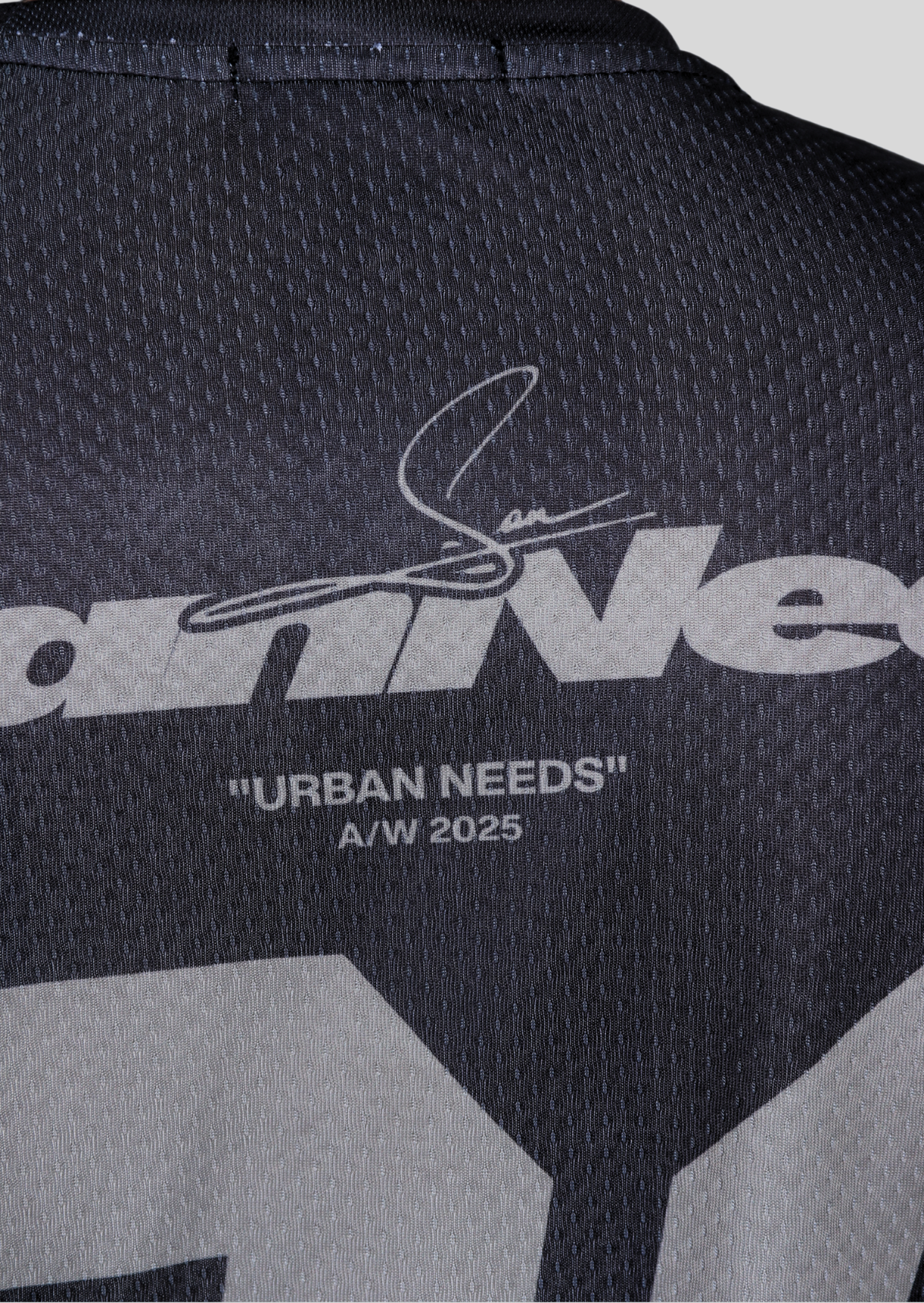 Long Sleeve Oversized Jersey - Brown