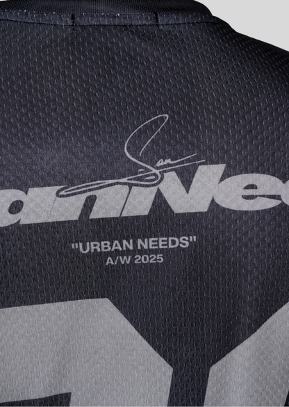 Long Sleeve Oversized Jersey - Brown