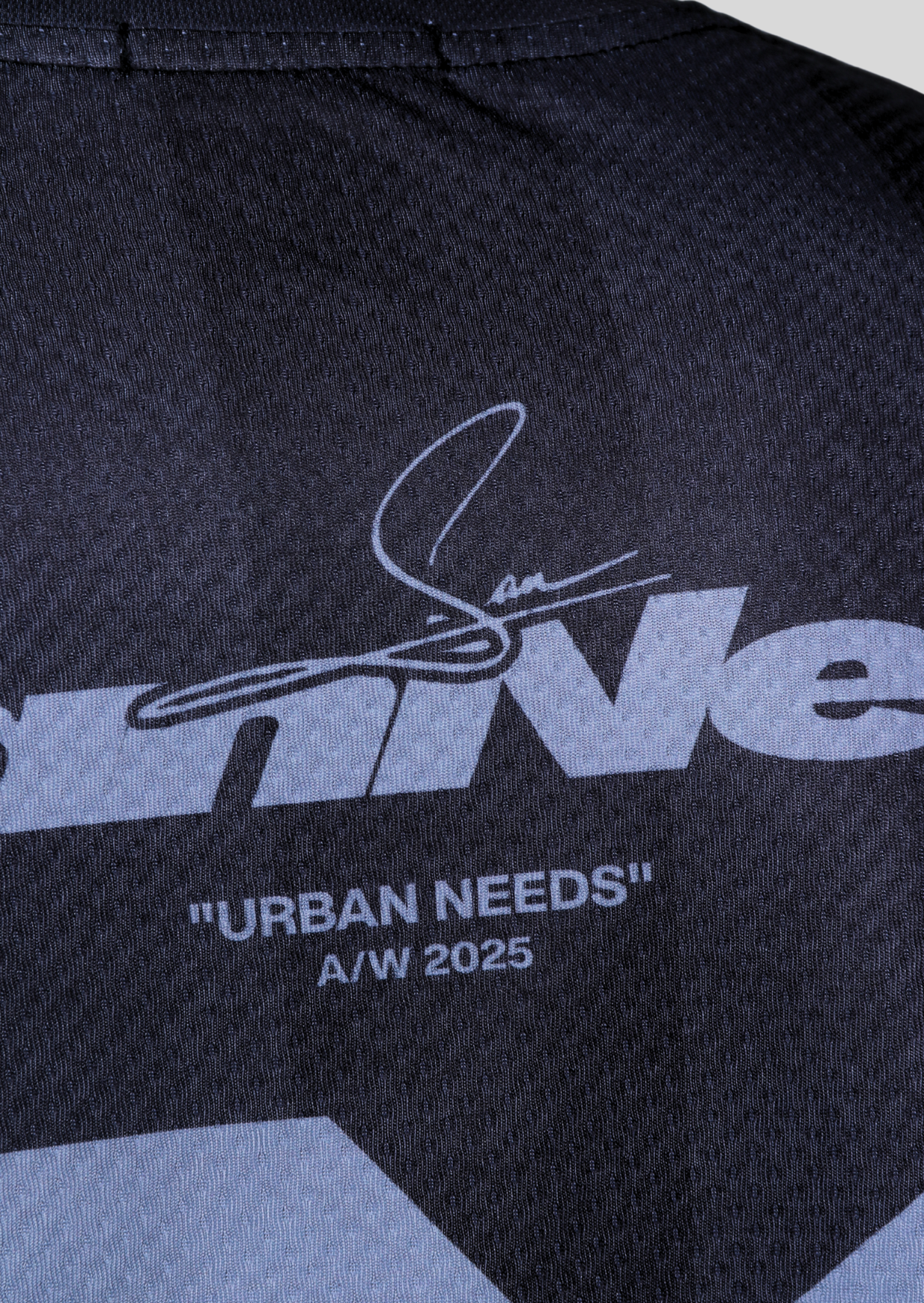 Long Sleeve Oversized Jersey - Black