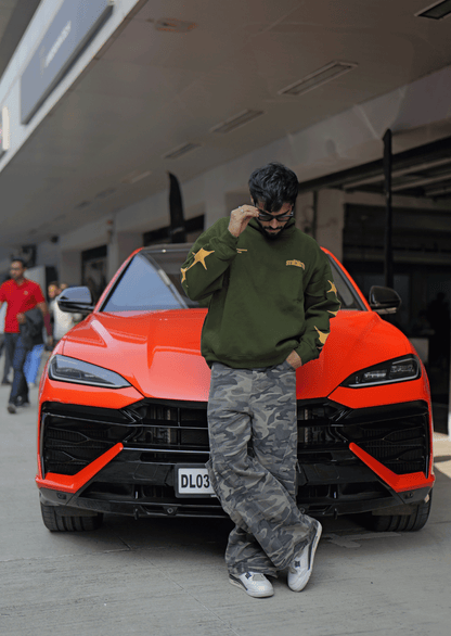 Oversized Hoodie - Strength (Jungle Green)