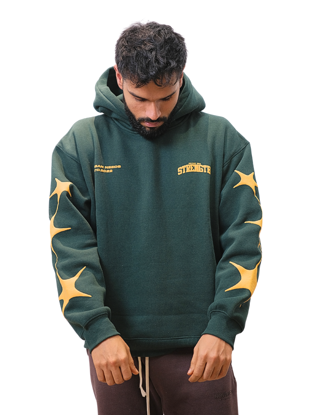 Oversized Hoodie - Strength (Jungle Green)