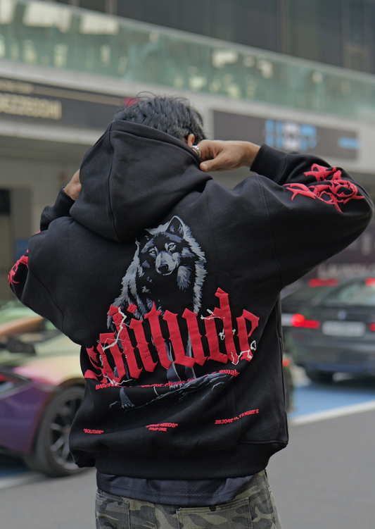Oversized Hoodie - Solitude (Black)