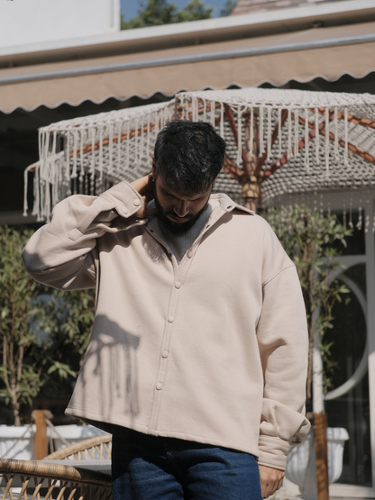 Spring Shacket - Beige