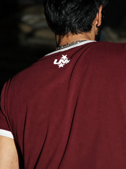 Reverse Ringer Slim Fit T-shirt - Wine