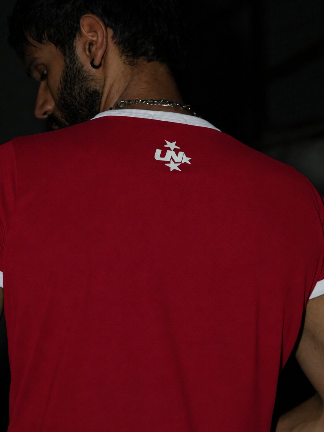 Reverse Ringer Slim Fit T-shirt - Red