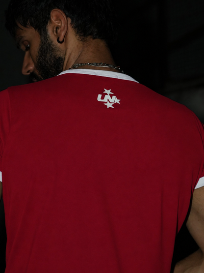 Reverse Ringer Slim Fit T-shirt - Red