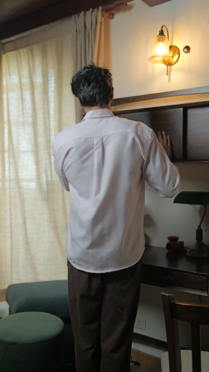 Stripe Relaxed Shirt - Pink