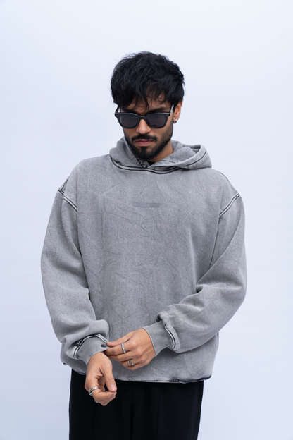 Wash Grey Hoodie