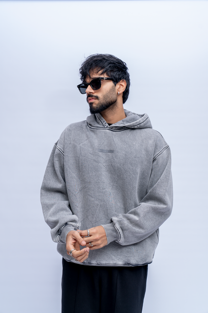 Wash Grey Hoodie