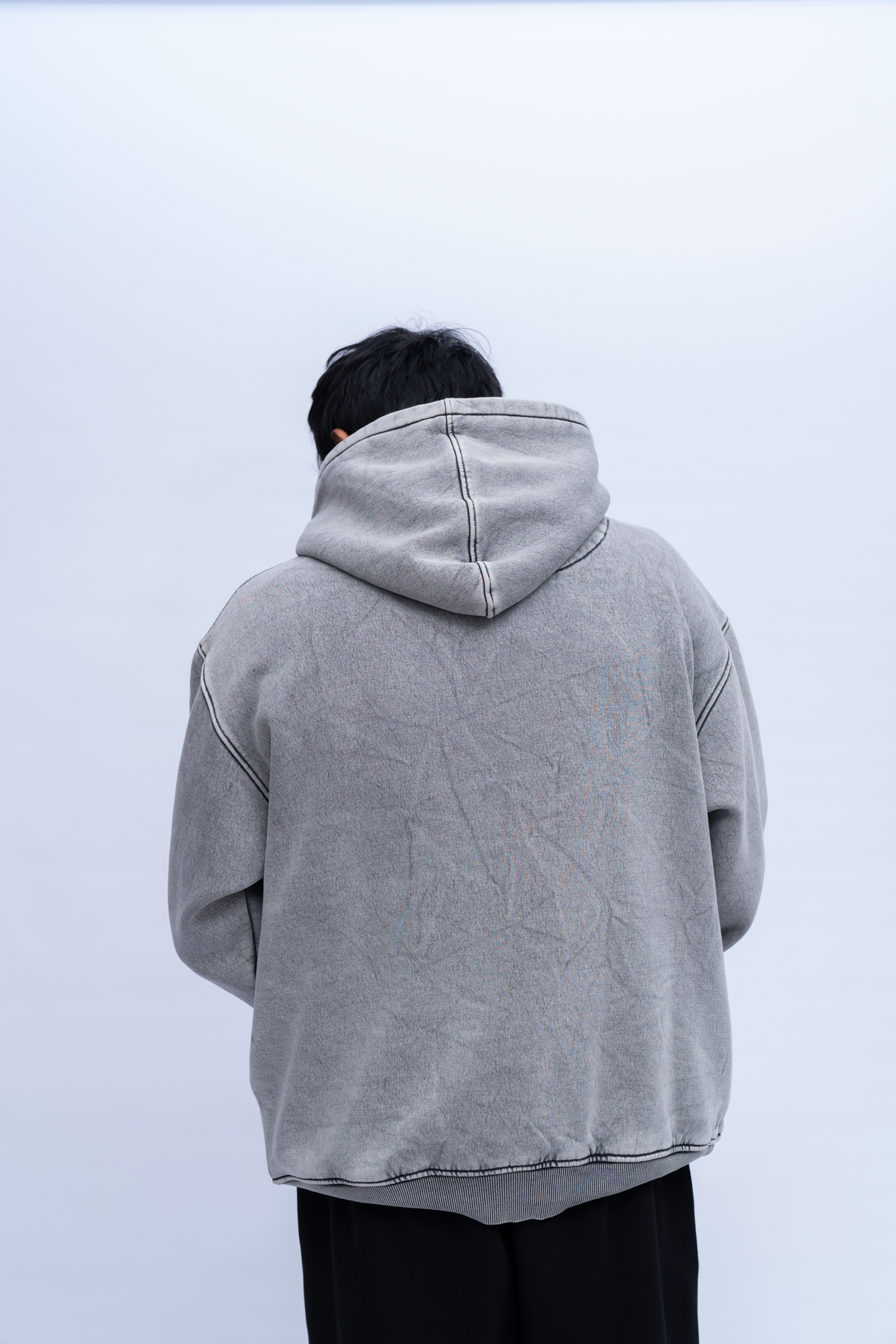 Wash Grey Hoodie