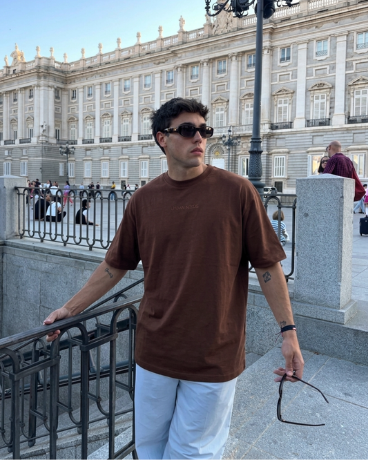 Everyday Oversized Tee - Kadak Chai Brown
