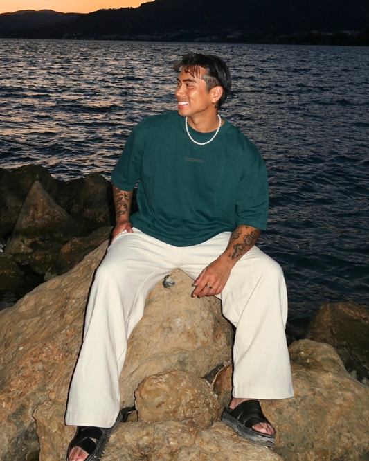 Everyday Oversized Tee - Jungle Green