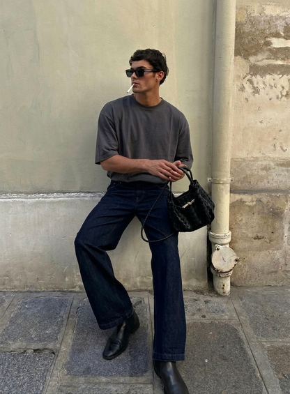 All Day Oversized Tee - Smoke Grey