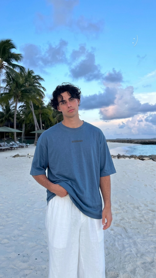 Everyday Oversized Tee - MIDNIGHT BLUE