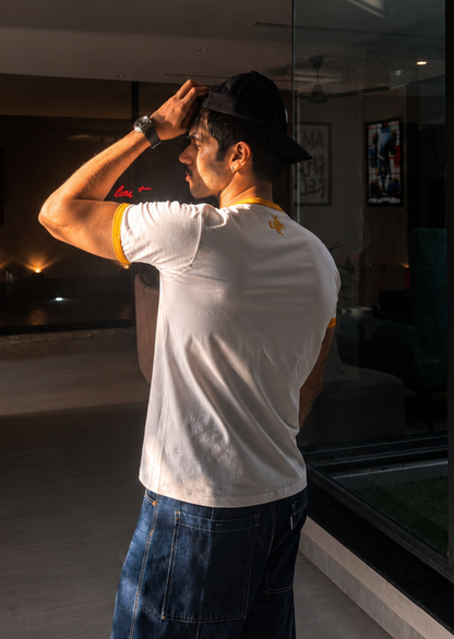Ringer Slim Fit T-shirt - Yellow