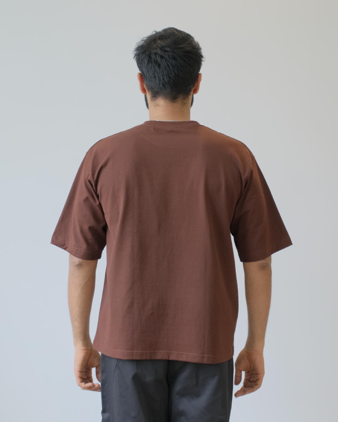 Everyday Oversized Tee - Kadak Chai Brown