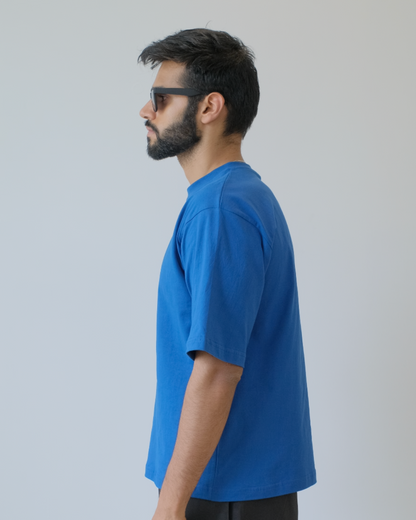 Everyday Oversized Tee - Electric Blue