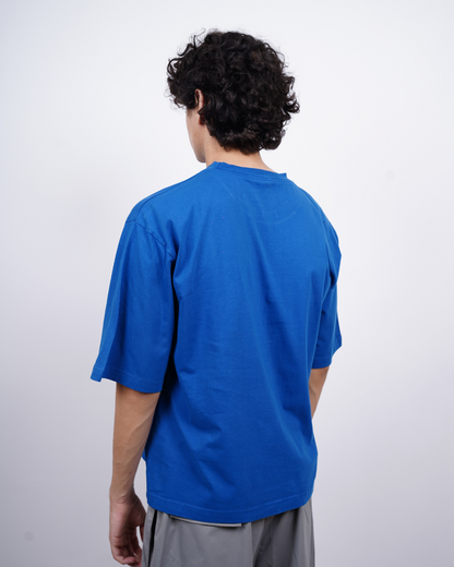 Everyday Oversized Tee - Electric Blue