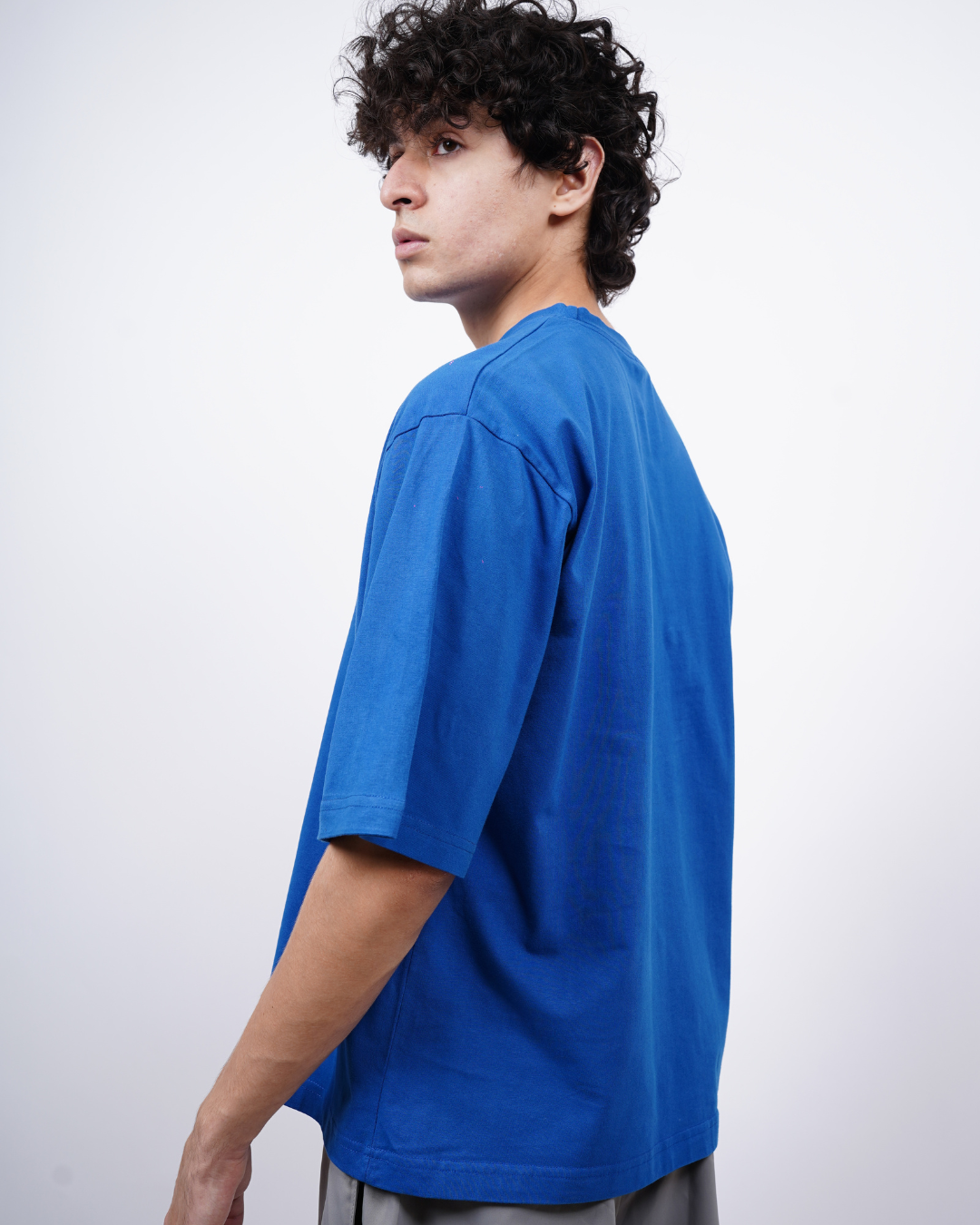 Everyday Oversized Tee - Electric Blue