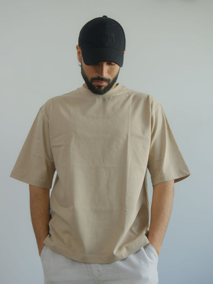 Everyday Oversized Tee - Cold Coffee